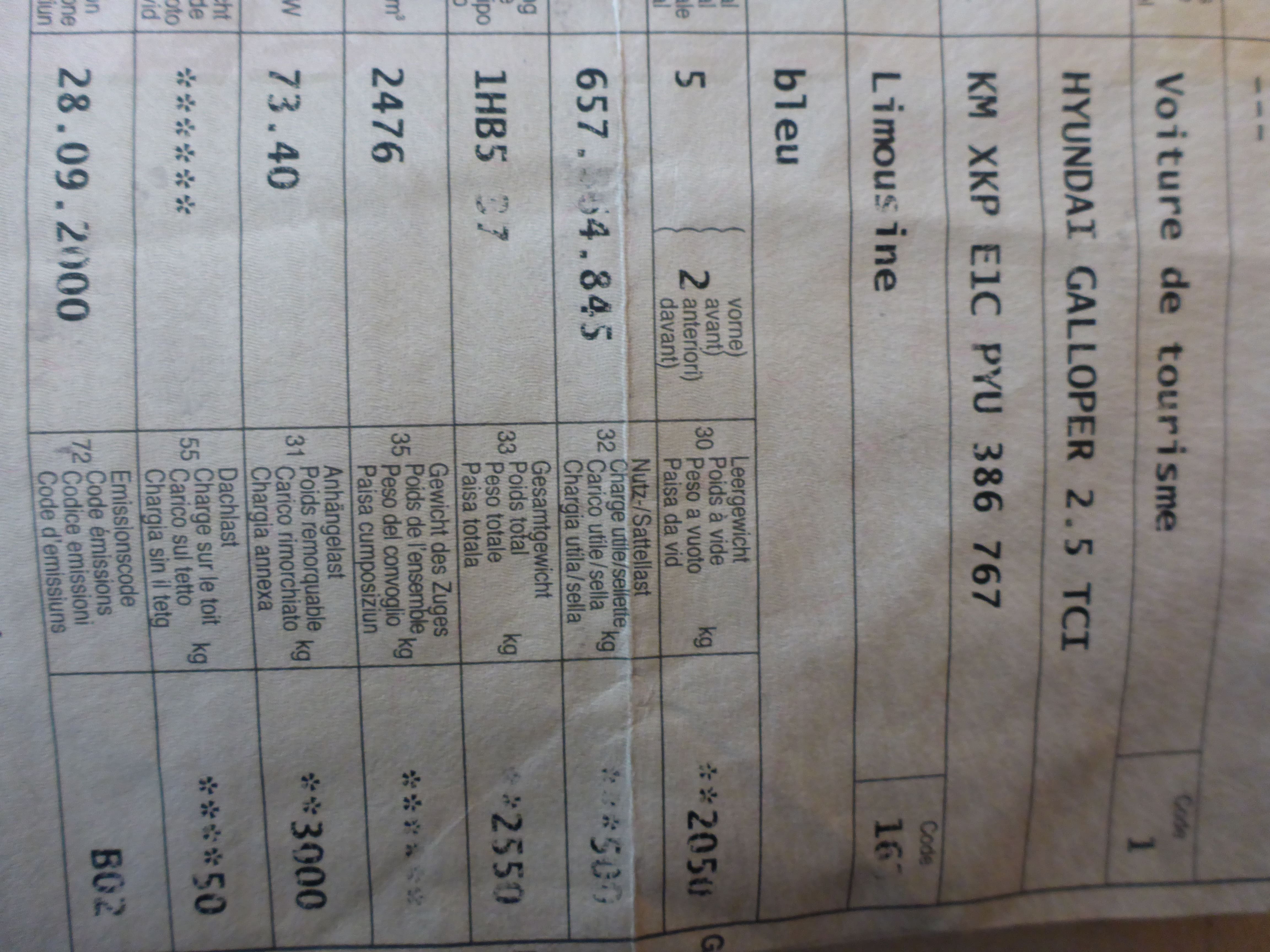 Hyundai Galloper 2.5 TCI